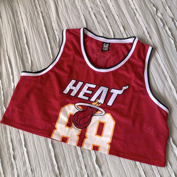 ultra game Tops - Miami Heat women’s cropped NBA basketball jersey size 2x